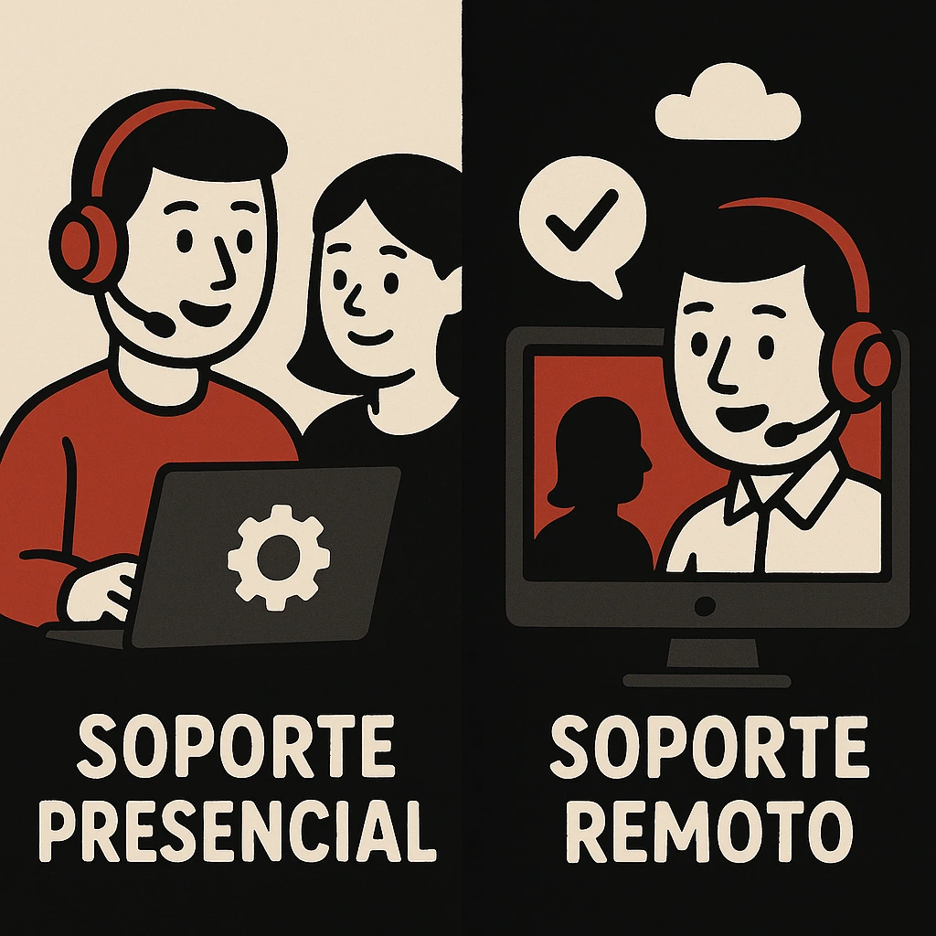 Soporte presencial y remoto